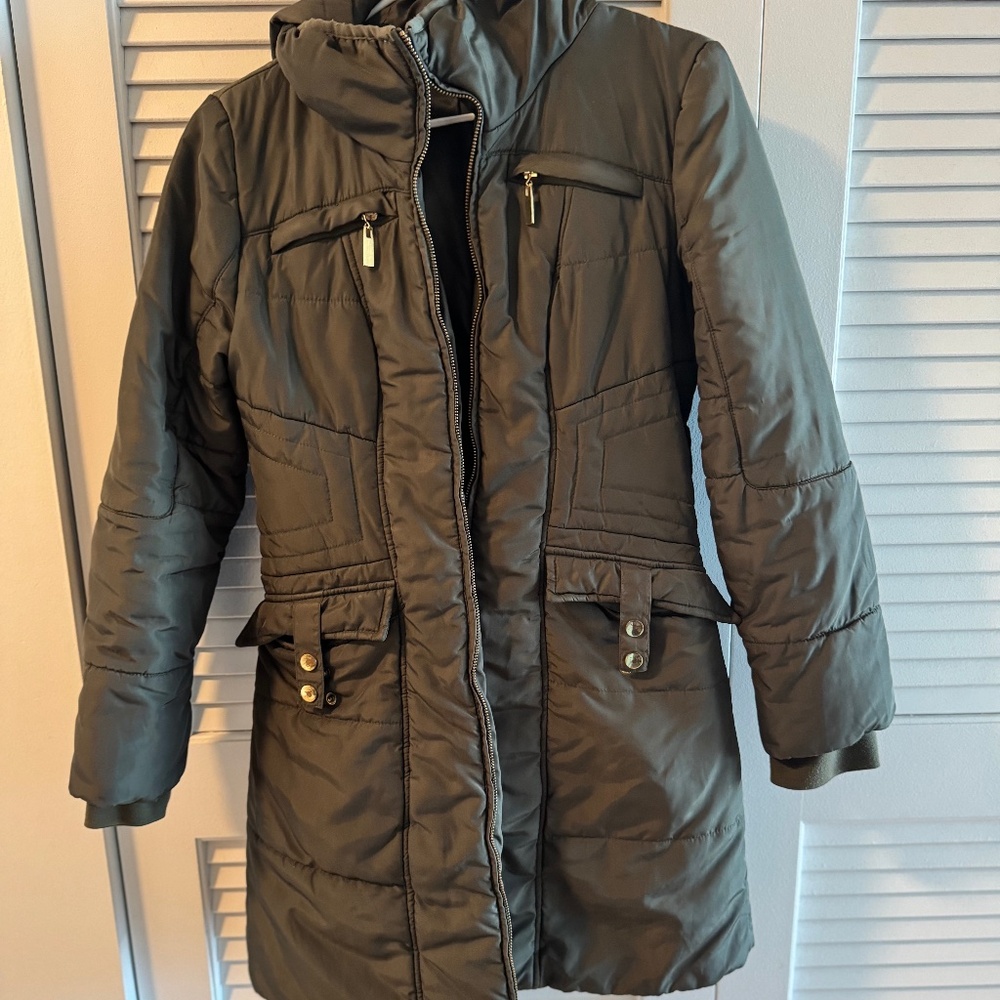 Olive Green Winter Coat